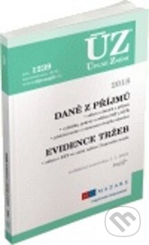 Kniha: ÚZ 1239 Daně z příjmů, evidence tržeb 2018 (Sagit). Sagit, 2018