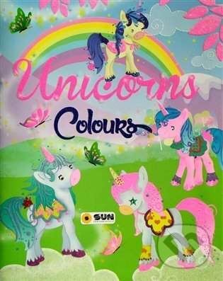 Unicorns - colours - zelená NAKLADATELSTVÍ SUN s.r.o.