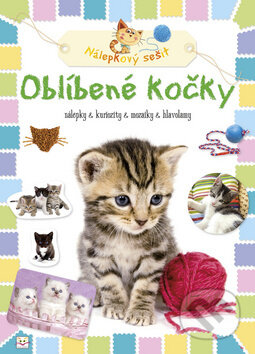 Kniha: Oblíbené kočky Nálepkový sešit (Agnieszka Bator). Aksjomat, 2013