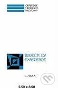 Kniha: Subjects of Experience (E. J. Lowe)