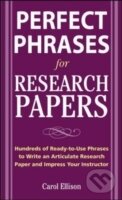 Kniha: Perfect Phrases for Research Papers (Carol Ellison). McGraw-Hill, 2010