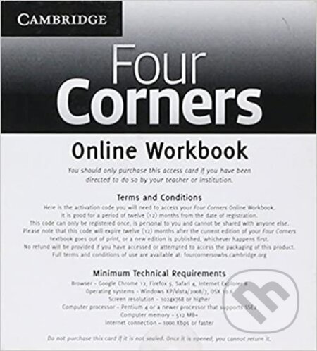Kniha: Four Corners 2: Online Workbook (C. Jack Richards). Cambridge University Press, 2012