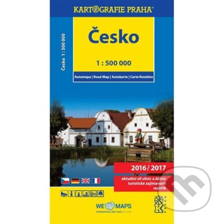 Kniha: Česko - automapa/1:500 000 (Kartografie Praha). Kartografie Praha, 2017