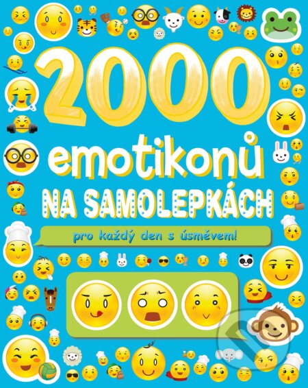 2000 emotikonů na samolepkách, Egmont ČR, 2018