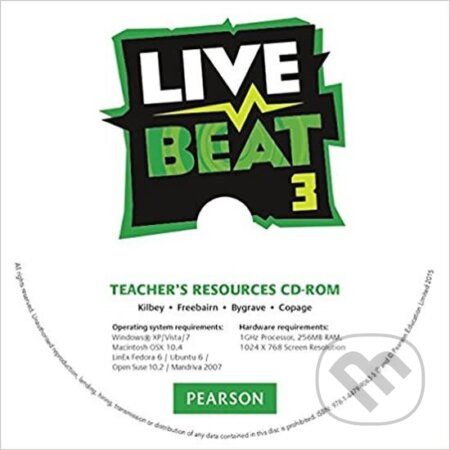 Kniha: Live Beat 3 Teacher´s Resources CD-ROM (autorů kolektiv). Pearson, 2015