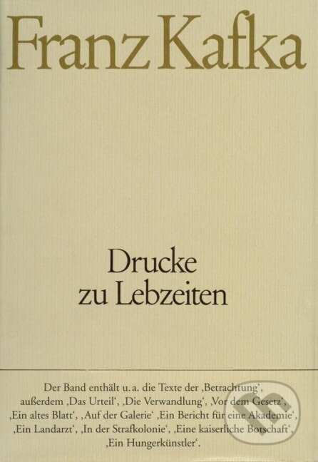 Kniha: Drucke zu Lebzeiten (Hans-Gerd Koch). , 1994