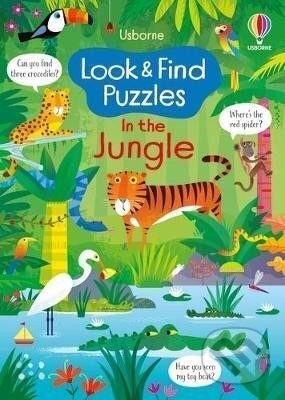 Kniha: Look and Find Puzzles In the Jungle (Kirsteen Robson). Usborne, 2022