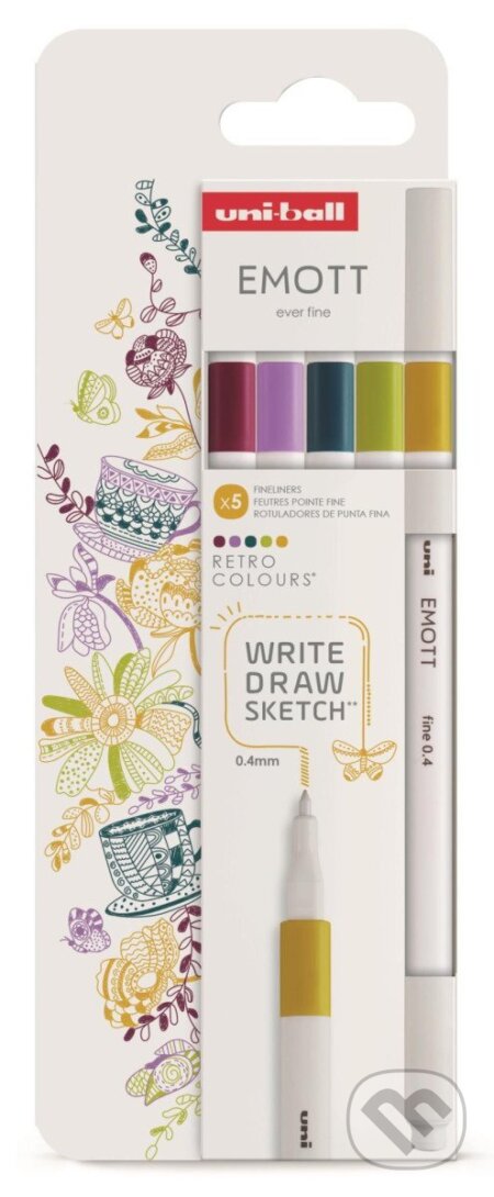 UNI EMOTT liner sada Retro - 5 ks