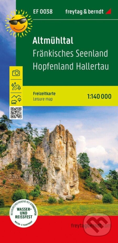 Kniha: Altmühltal 1:140 000 / rekreační mapa (freytag&berndt). freytag&berndt, 2025