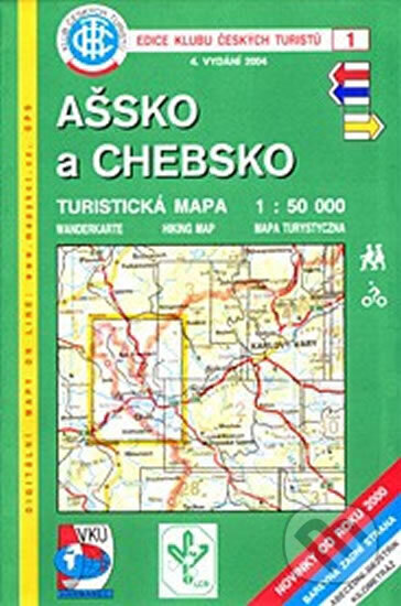 Kniha: Kčt 1 Ašsko a Chebsko (Klub českých turistů). Klub českých turistů