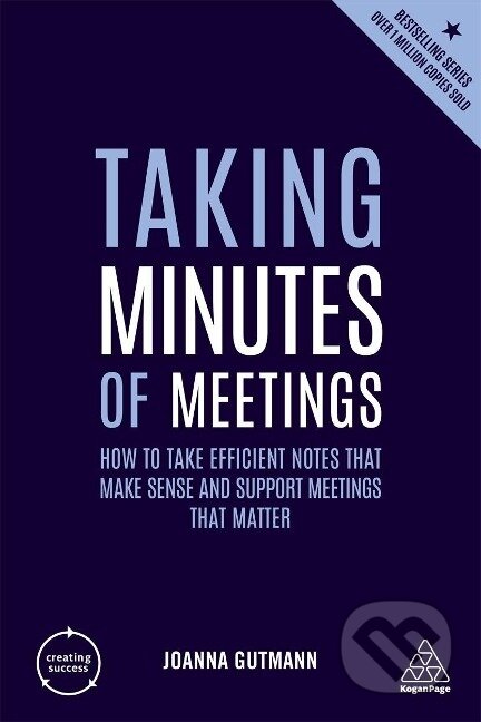 Kniha: Taking Minutes of Meetings (Joanna Gutmann)