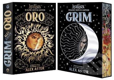 Kniha: Grim and Oro: Dueling Crowns Edition (A Lightlark Saga Deluxe Companion Book) (Alex Aster)
