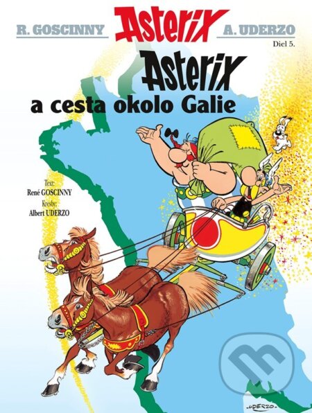 Kniha: Asterix V - Cesta okolo Galie (René Goscinny)