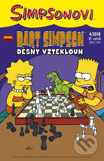 Bart Simpson 4/2018 (Děsný vztekloun) - kniha z kategorie Komiksy