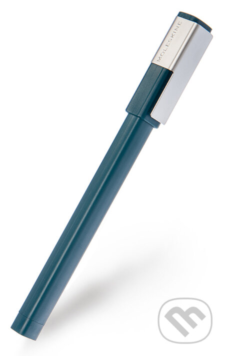 Moleskine - guličkové pero Plus (modrozelené), Moleskine, 2015