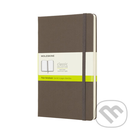 Moleskine - hnedý zápisník (stredný, čistý)