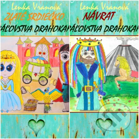 E-kniha: Zlaté srdiečko z Kráľovstva drahokamov + Návrat do Kráľovstva drahokamov (Lenka Vranová)