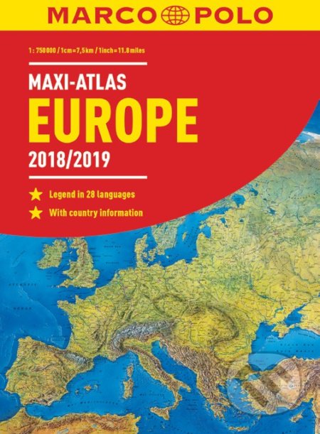 Maxi atlas Europe 2018/2019, Marco Polo, 2018