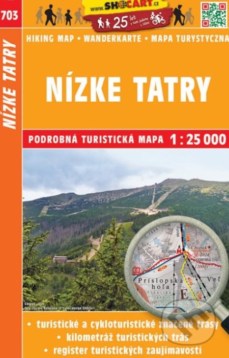 Nízke Tatry 1:25 000, SHOCart, 2018