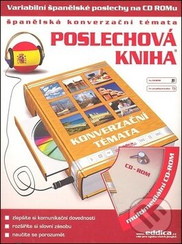 Kniha: Poslechová kniha Španělská konverzační témata (Eddica). Eddica
