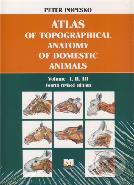 Kniha: Atlas of topographical anatomy of domestic animals (Peter Popesko)