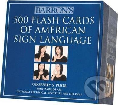 Kniha: 500 Flash Cards of American Sign Language (Geoffrey Poor). Barrons Educational Series, 2009