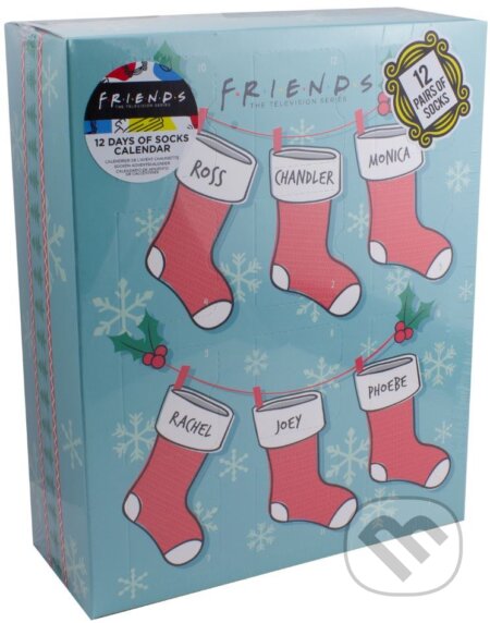 Kalendár adventný Friends: Vianočne ponožky