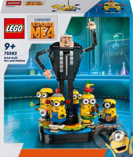 Spoločenská hra: Lego® Ja, zloduch 4 75582 Gru a Mimoni z kociek (LEGO). LEGO, 2025