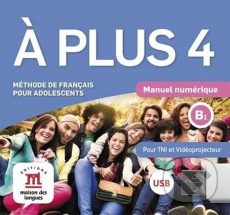 Kniha: A plus! 4 (B1) – Clé USB Multimédiaction (Klett)