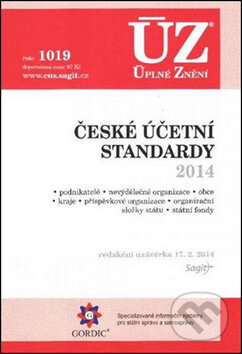 Kniha: ÚZ 1019 České účetní standardy 2014 (Sagit). Sagit