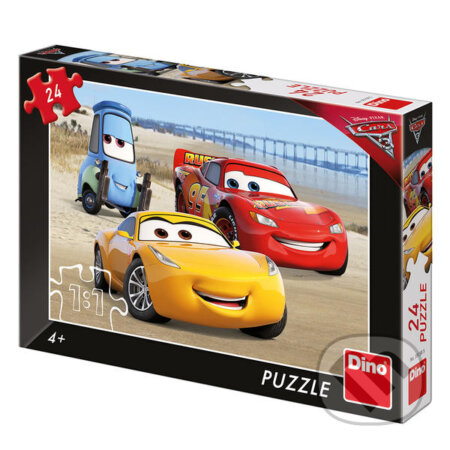 CARS 3 Auta na pláž - puzzle z kategorie 15 - 60 dílků