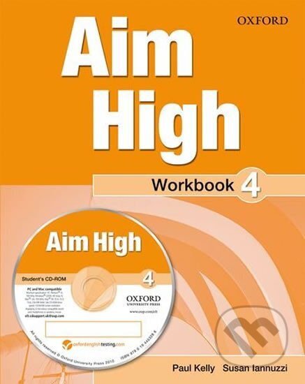 Kniha: Aim High 4 Workbook + CD-ROM (Paul Kelly). Oxford University Press, 2011