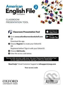 Kniha: American English File Third Edition Level 2: Classroom Presentation Tool (Access Code Card) (Christina Latham-Koenig). Oxford University Press, 2020