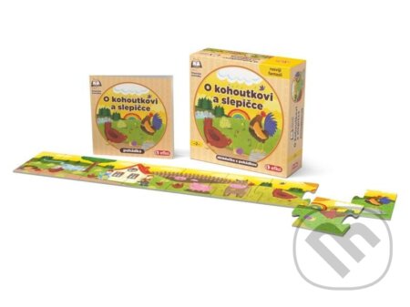 Efko O kohoutkovi a slepičce - skládačka s pohádkou