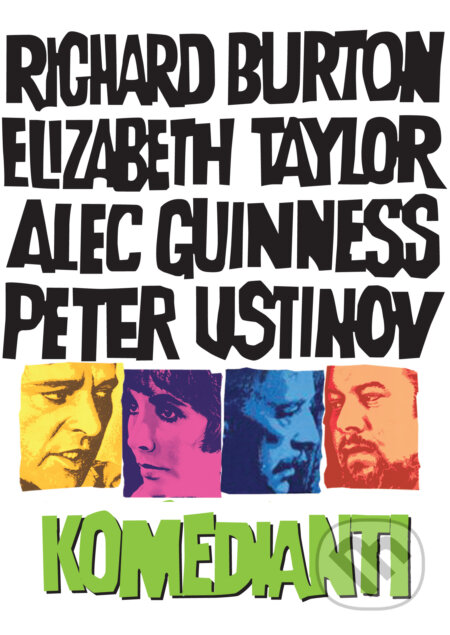 Film: Komedianti (Peter Glenville) (DVD)