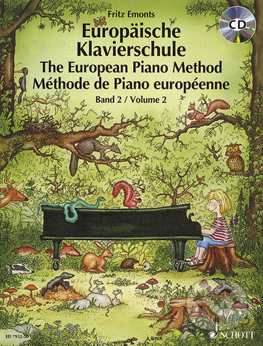 Kniha: Evropská klavírní škola 2 (Fritz Emonts). Bärenreiter Praha, 2021