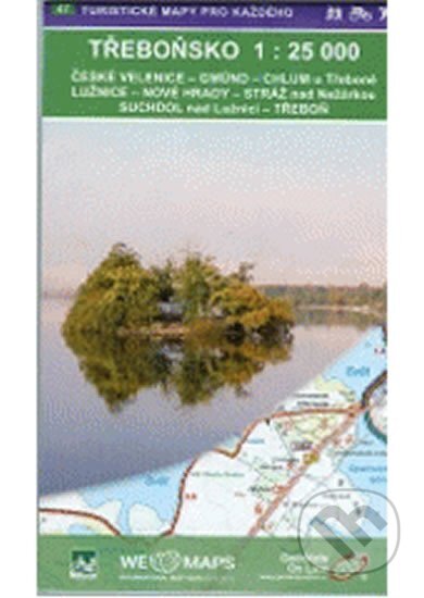 Kniha: Třeboňsko 1:25T /47 Turistické mapy pro každého (Geodezie On Line). Geodezie On Line