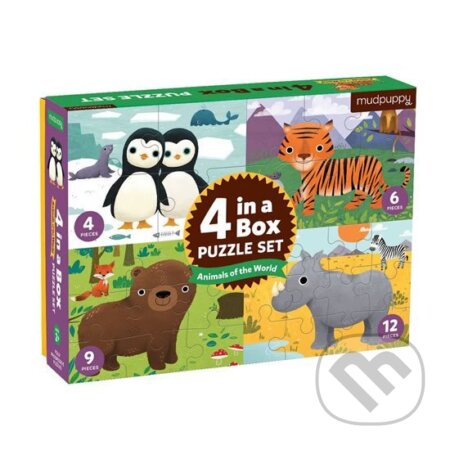 Puzzle: Puzzle 4 in the box:Animals/Puzzle 4 v 1: Zvířátka (Mudpuppy). Mudpuppy