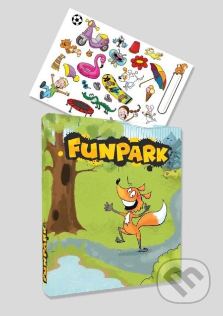 Kniha: Funpark 1 - šanon pro žákovské portfolio + samolepky (Klett)