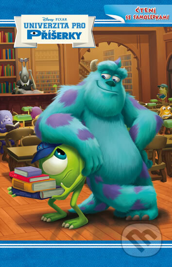 Kniha: Monsters University - příběh + samolepky (Walt Disney)