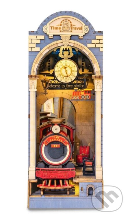 3D Skládačka Zarážka na knihy - Kouzelné nádraží - hra z kategorie Stavebnice