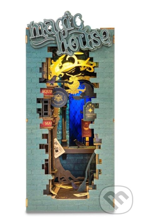 3D Skládačka Zarážka na knihy - Kouzelnická ulička - hra z kategorie Stavebnice