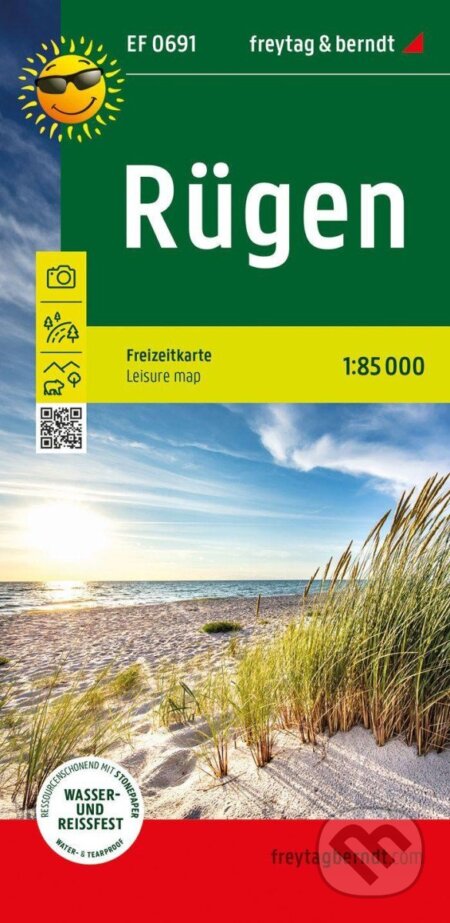Kniha: Rujána 1:85 000 / mapa volného času (freytag&berndt)
