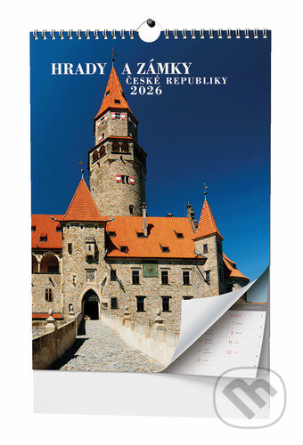 Hrady a zámky České republiky 2026 - nástěnný kalendář