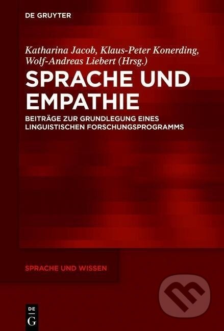 Kniha: Sprache und Empathie (Katharina Jacob). De Gruyter, 2020