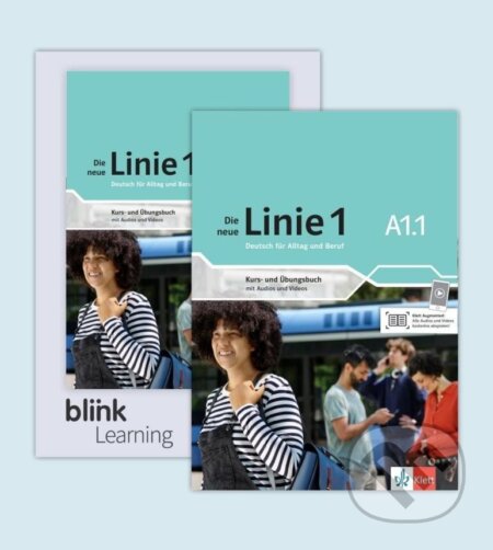 Kniha: Die neue Linie 1 - A1.1 - Kurs./Übungsbuch + BlinkLearning Blended Bundle (14 Monate) (Eva Harst). Klett, 2022
