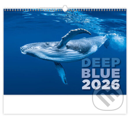 Nástěnný kalendář Deep Blue 2026 (univerzální kalendárium)