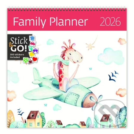 Nástěnný kalendář Family Planner 2026