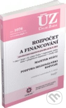 Kniha: ÚZ 1076 Rozpočet a financování územních samosprávných celků (Sagit). Sagit, 2015