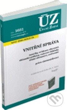 Kniha: ÚZ 1031 Vnitřní správa (Sagit). Sagit